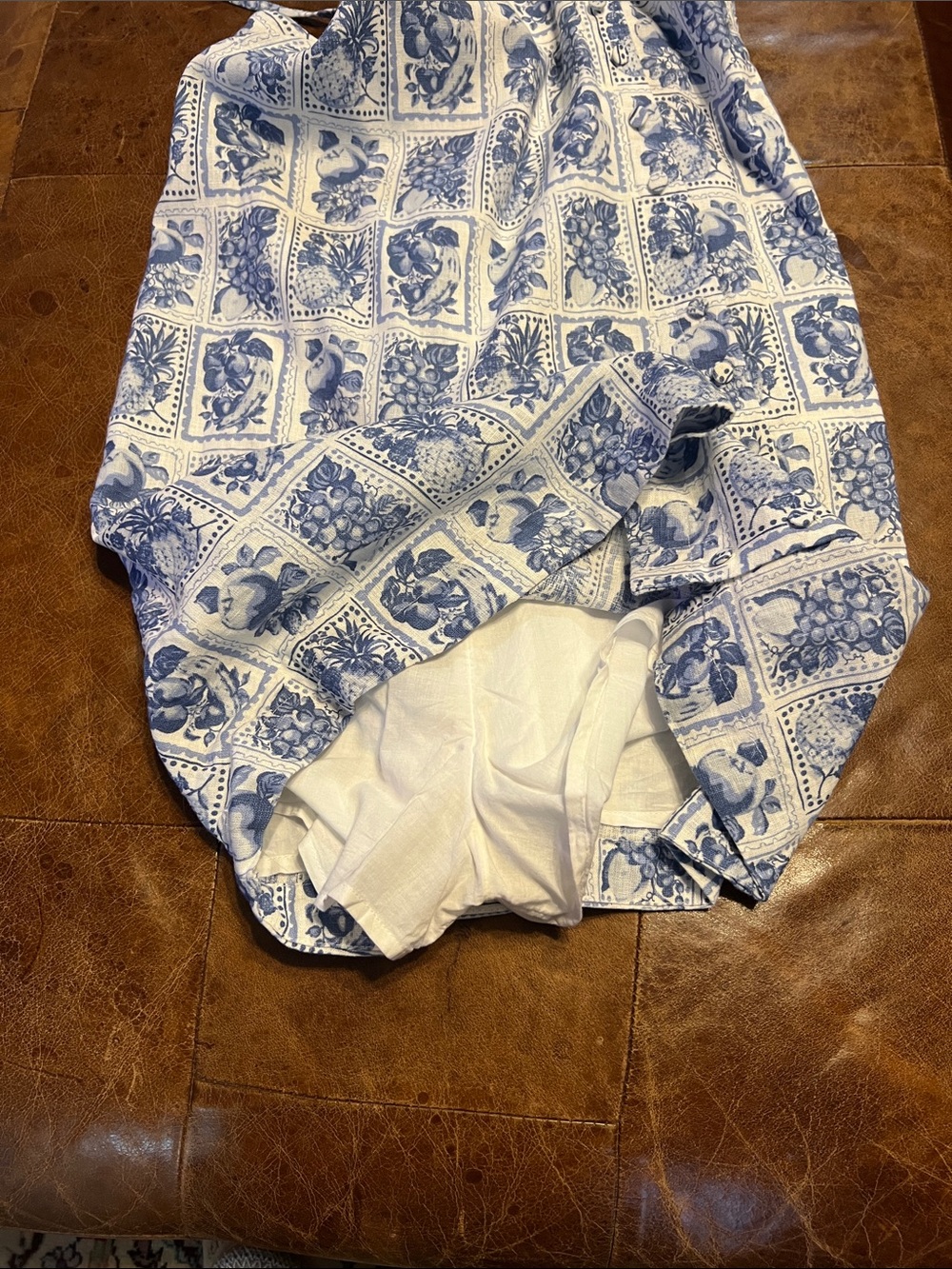Abercrombie and Fitch women’s blue fruit stamp skort dress - Picture 4 of 6
